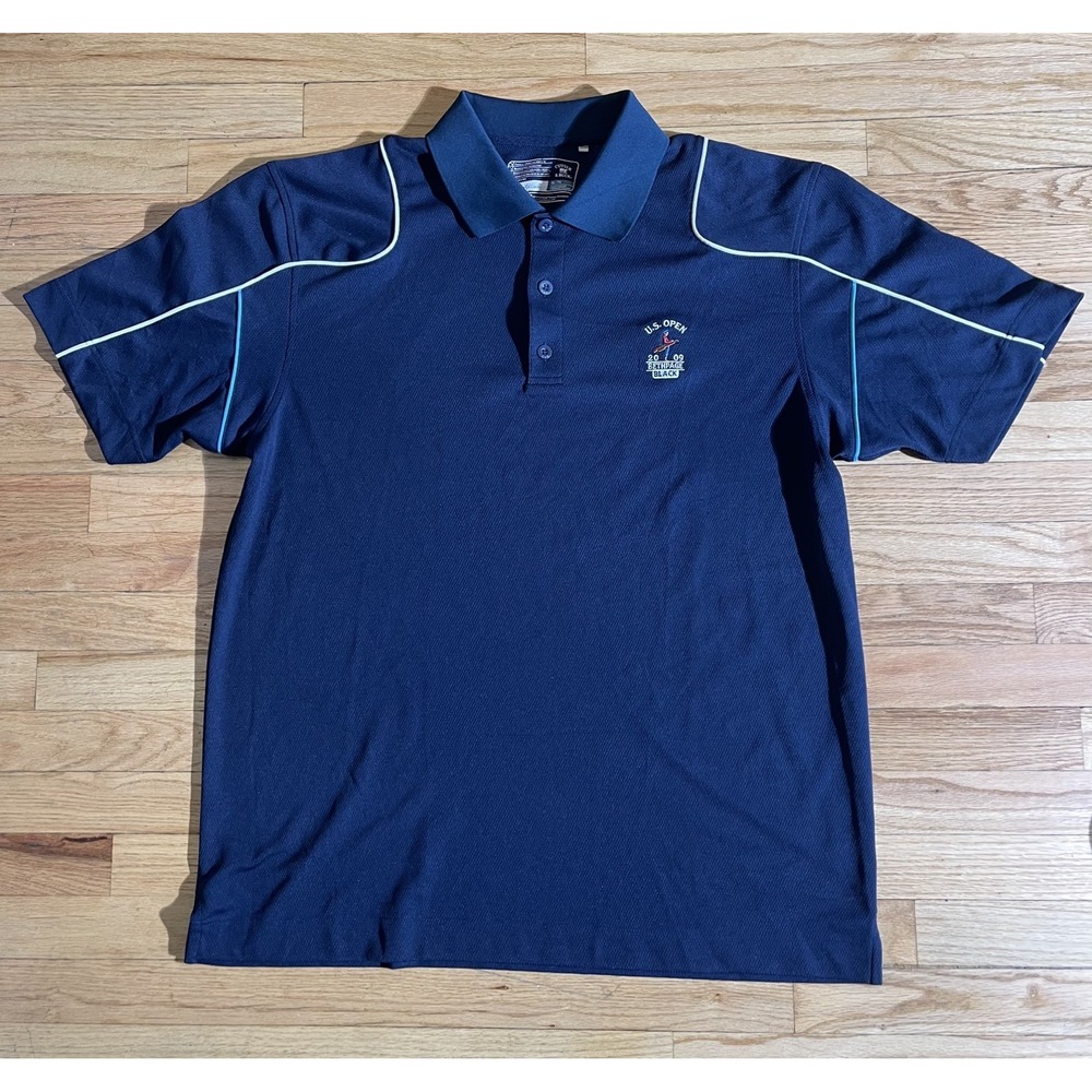 Vintage 2009 U.S. Open Bethpage Black Cutter & Buck Golf Polo Men's Size XL - Picture 4 of 5